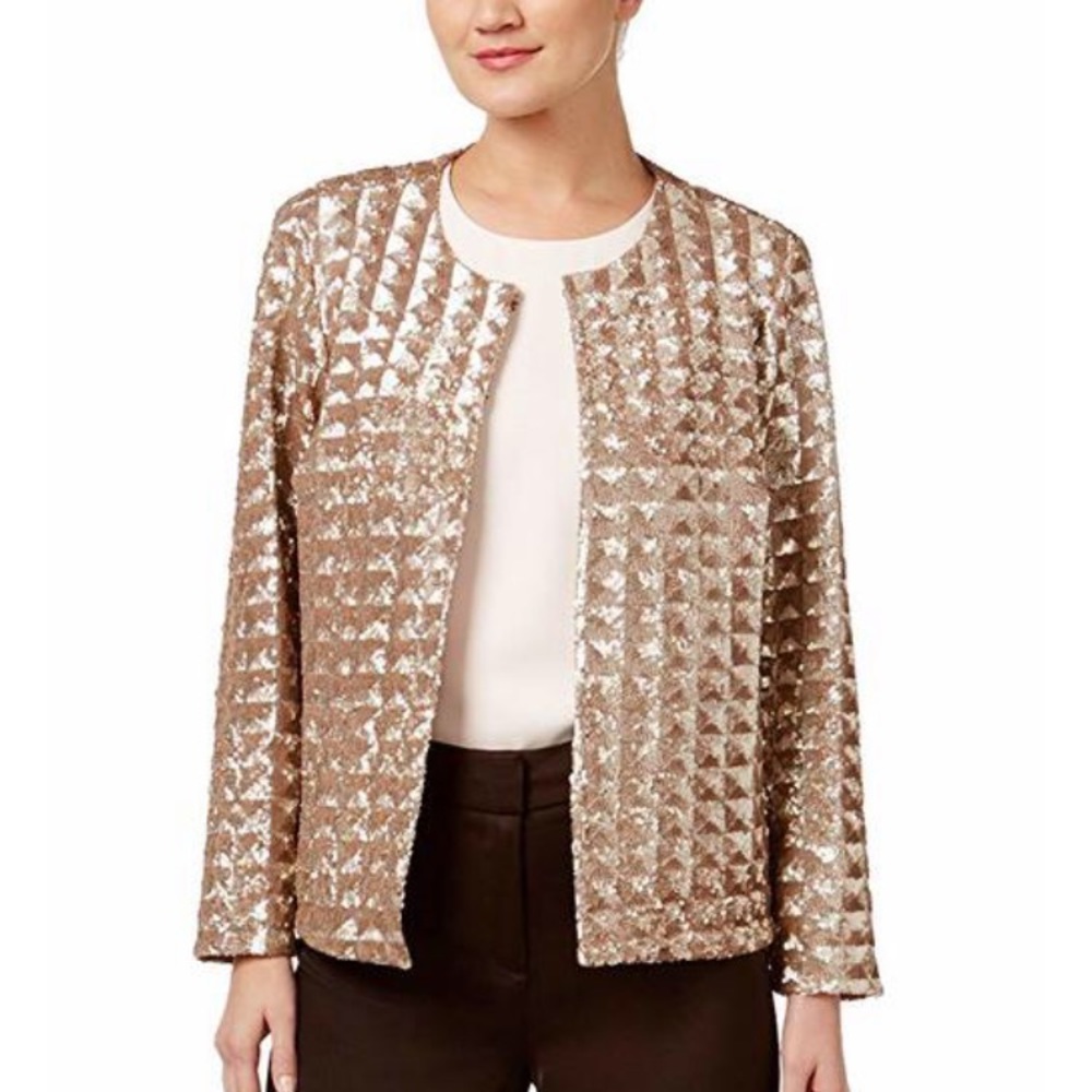 Alfani Sequin Cardigan